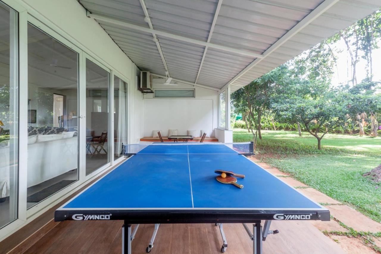 Hamptons Charm By Stayvista Luxury 5Br With Pool, Lawn & Table Tennis Alībāg Extérieur photo